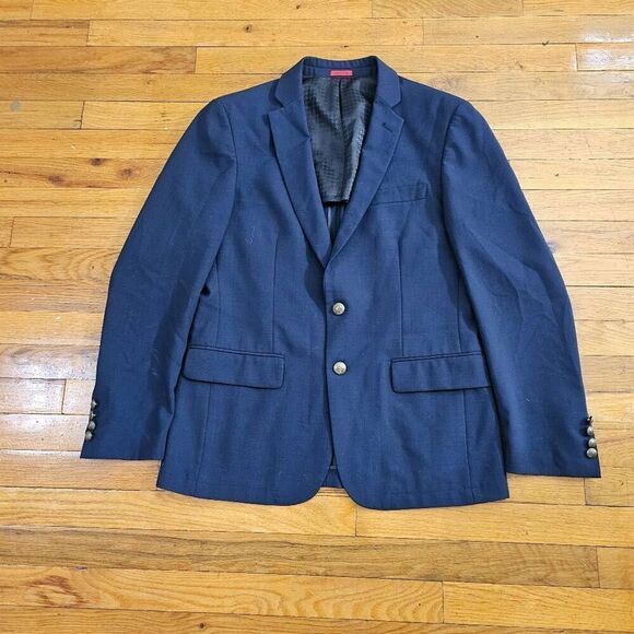 JOHN VARVATOS STAR USA Men’s Size 38R Blue Wool Blazer Jacket